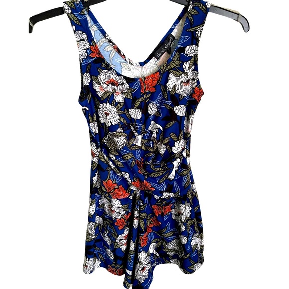 derek❤️heart Printed Floral Summer Girls Romper size S - Picture 1 of 4